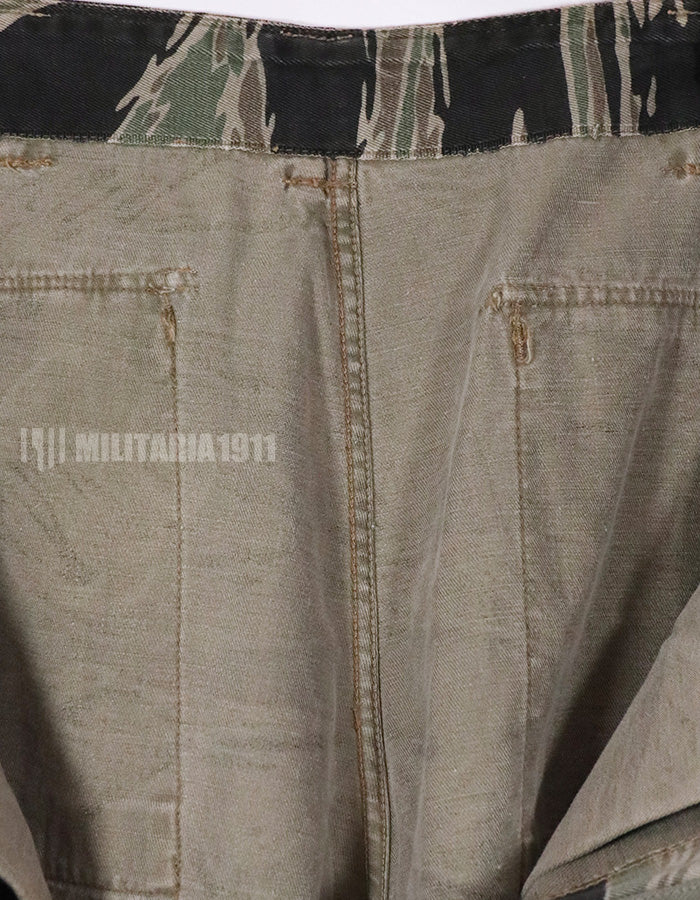 実物　シルバータイガーストライプ　USカット　サイズスタンプ　判別不可　パンツ