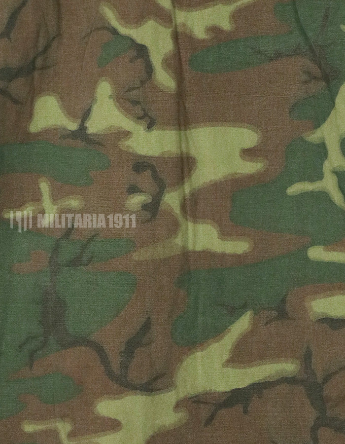 実物　ポップリン製　ERDL　ノンリップ　ジャケット　M-S 退色あり　中古品