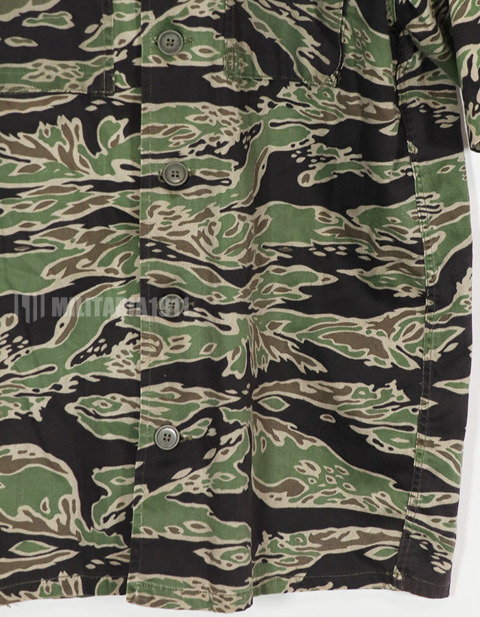 実物　レイトウォーパターン　タイガーストライプ　パッチ後付け　US-S　中古品