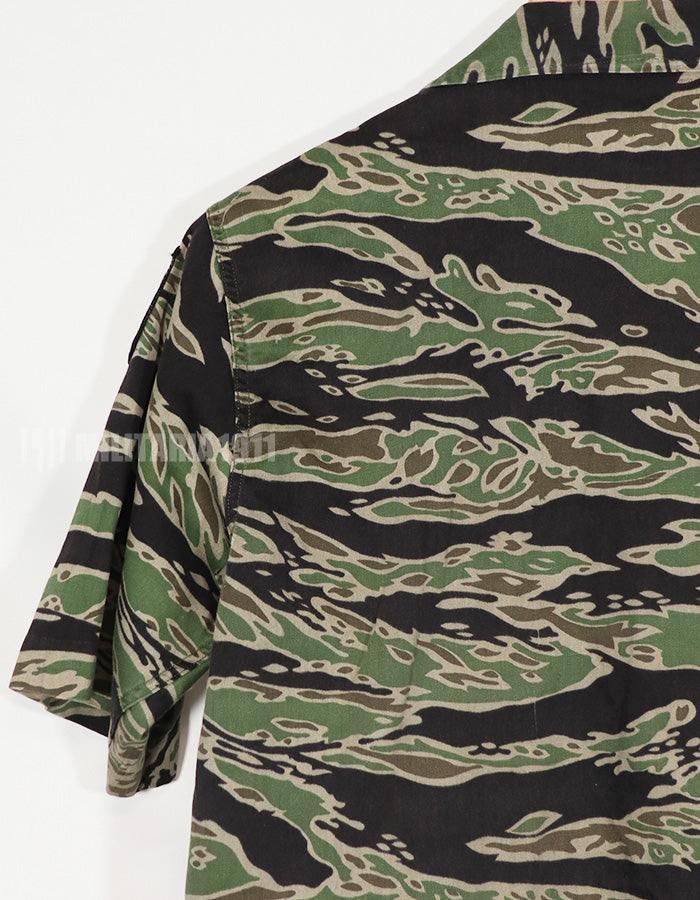 実物　レイトウォーパターン　タイガーストライプ　パッチ後付け　US-S　中古品