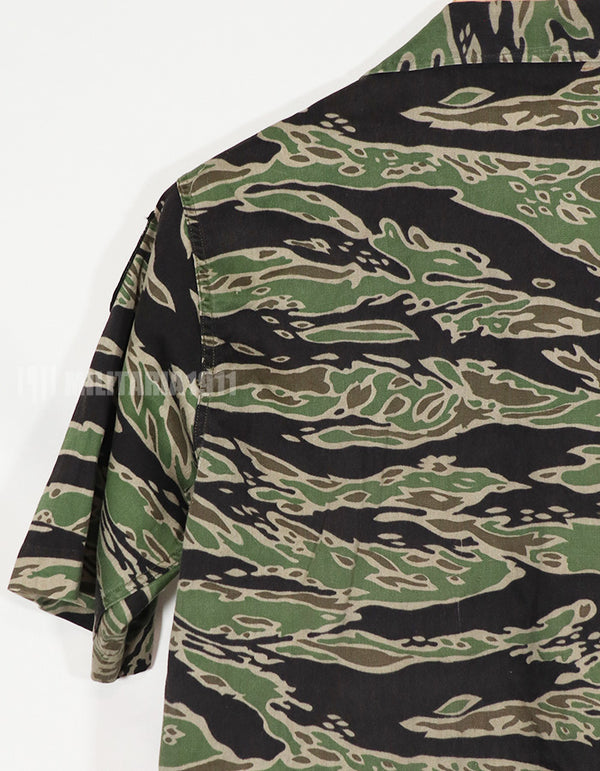 実物　レイトウォーパターン　タイガーストライプ　パッチ後付け　US-S　中古品