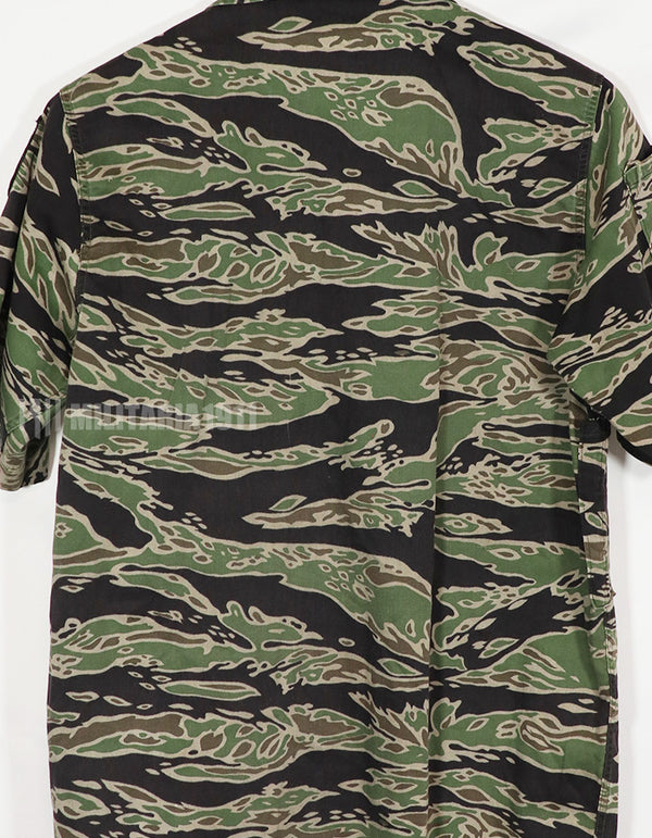 実物　レイトウォーパターン　タイガーストライプ　パッチ後付け　US-S　中古品