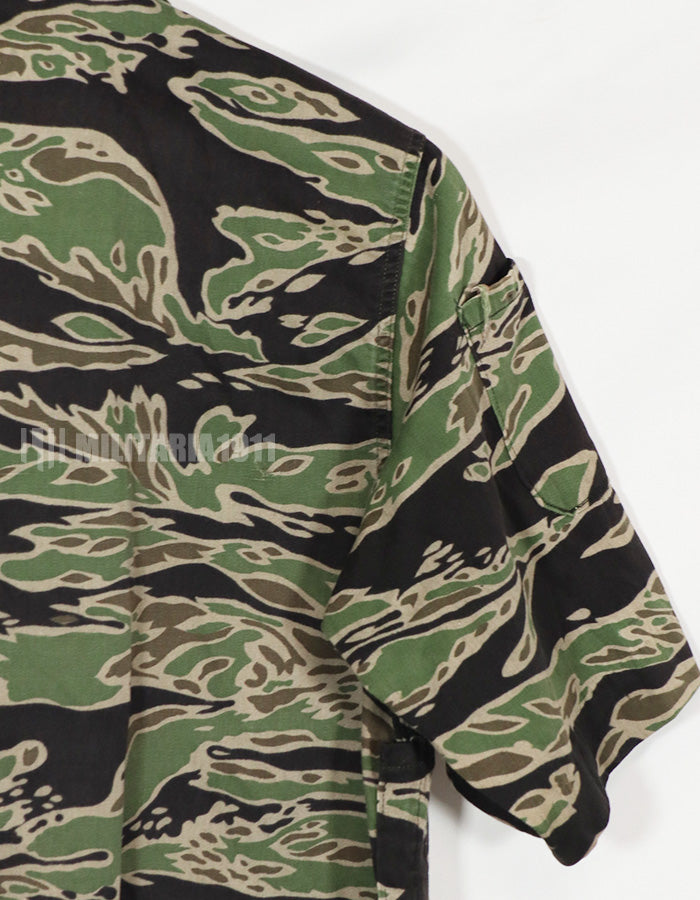 実物　レイトウォーパターン　タイガーストライプ　パッチ後付け　US-S　中古品