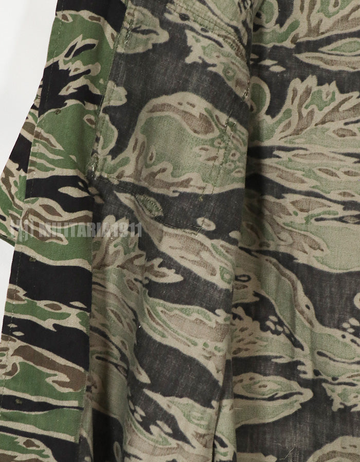 実物　レイトウォーパターン　タイガーストライプ　パッチ後付け　US-S　中古品