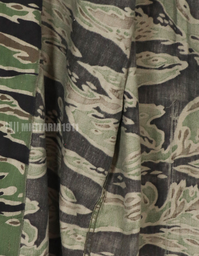 実物　レイトウォーパターン　タイガーストライプ　パッチ後付け　US-S　中古品