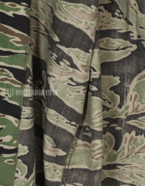 実物　レイトウォーパターン　タイガーストライプ　パッチ後付け　US-S　中古品