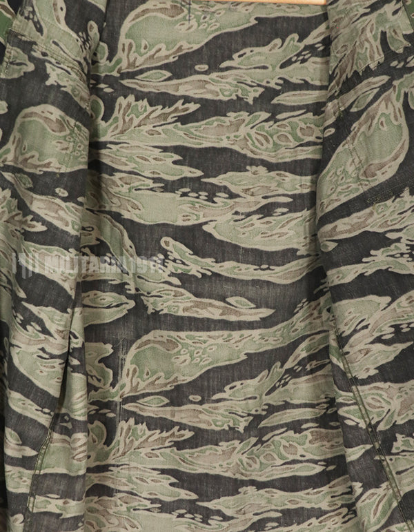 実物　レイトウォーパターン　タイガーストライプ　パッチ後付け　US-S　中古品