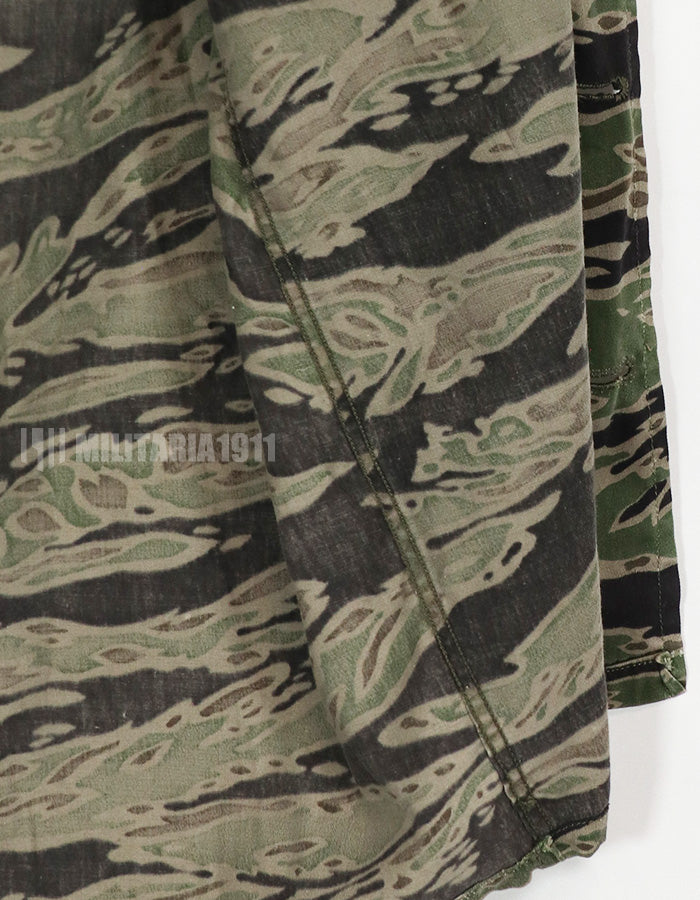 実物　レイトウォーパターン　タイガーストライプ　パッチ後付け　US-S　中古品