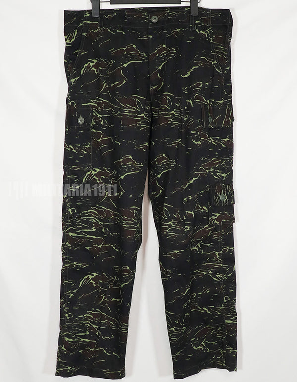 実物　1970年代　タイ製　タイガーストライプ　シャドウタイガー　パンツ　未使用品　B