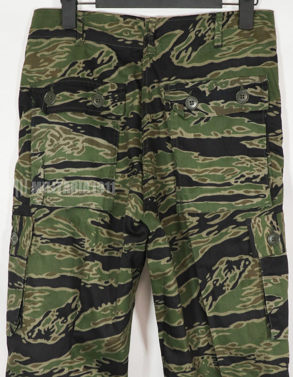 実物　レイトウォーパターン　タイガーストライプ　パンツ　A-M ほぼ未使用品　ライトウェイト
