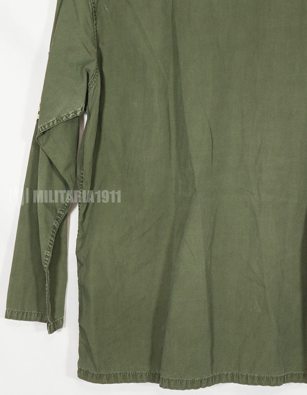 実物　ポップリン製　OG-107　ユーティリティシャツ　101空挺パッチ後付け　PX品　中古品
