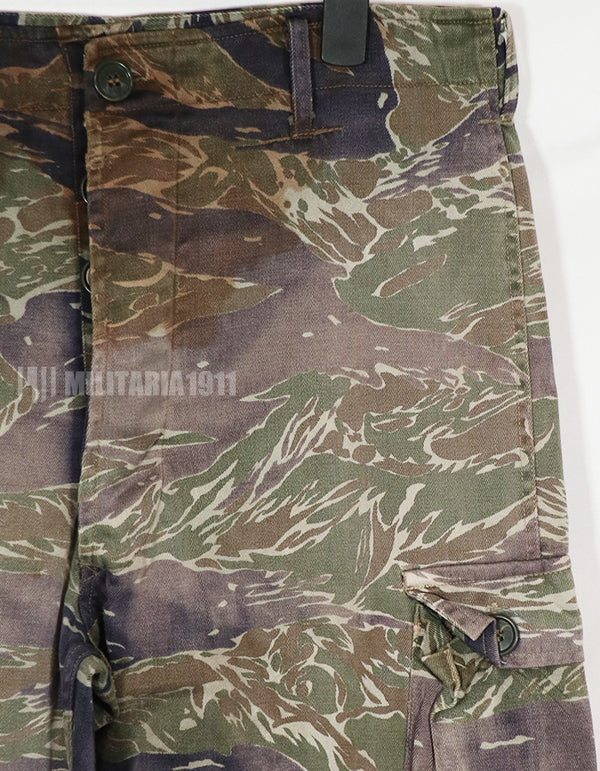 実物　シルバータイガーストライプ　退色強い　Asian Cut 中古品　汚れあり