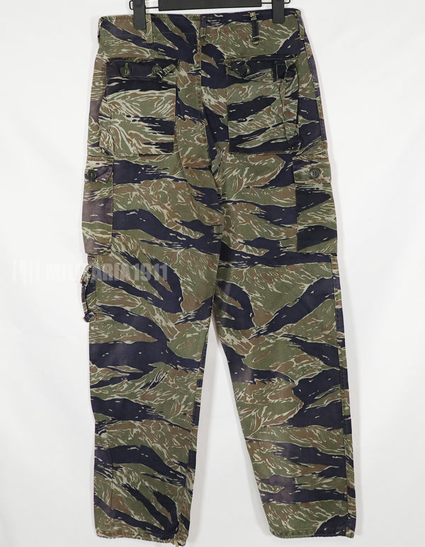 実物　シルバータイガーストライプ　退色強い　Asian Cut 中古品　汚れあり