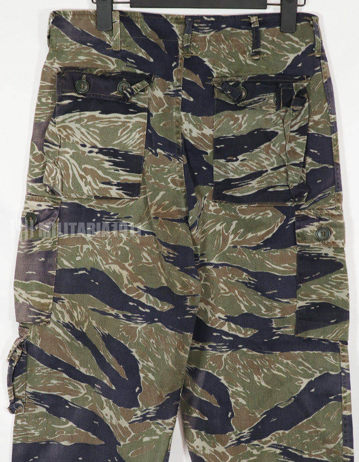 実物　シルバータイガーストライプ　退色強い　Asian Cut 中古品　汚れあり