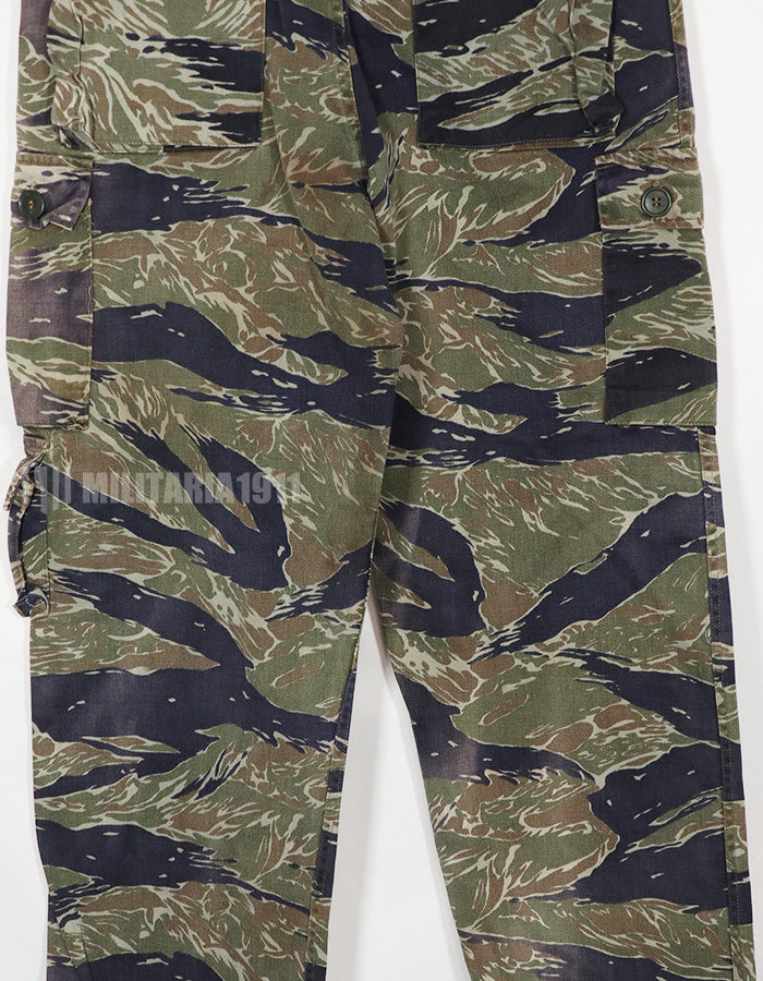 実物　シルバータイガーストライプ　退色強い　Asian Cut 中古品　汚れあり