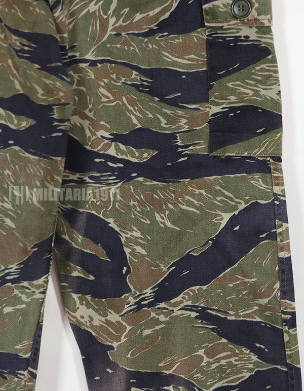 実物　シルバータイガーストライプ　退色強い　Asian Cut 中古品　汚れあり