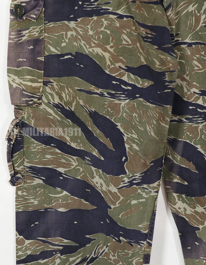 実物　シルバータイガーストライプ　退色強い　Asian Cut 中古品　汚れあり