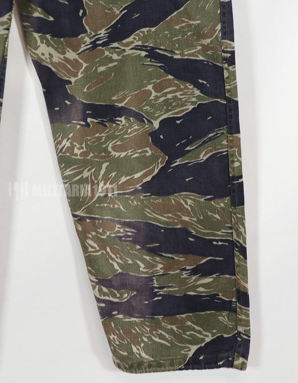 実物　シルバータイガーストライプ　退色強い　Asian Cut 中古品　汚れあり