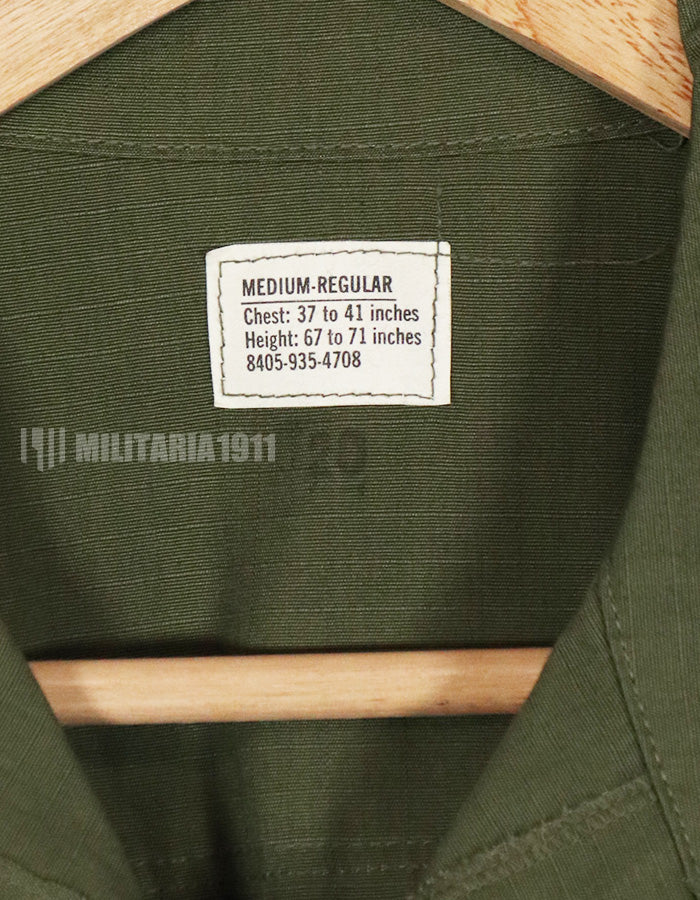 実物　1968年製　4th Model ジャングルファティーグ　ジャケット M-R　USAF ほぼ未使用