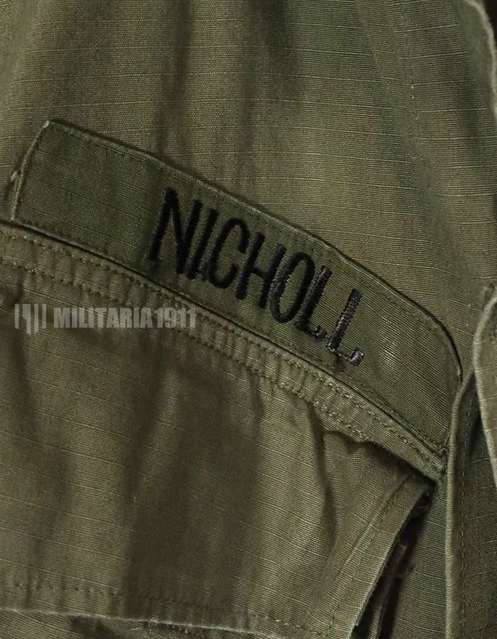 実物　1969年製　4th Model ジャングルファティーグ　ジャケット S-L　USAF