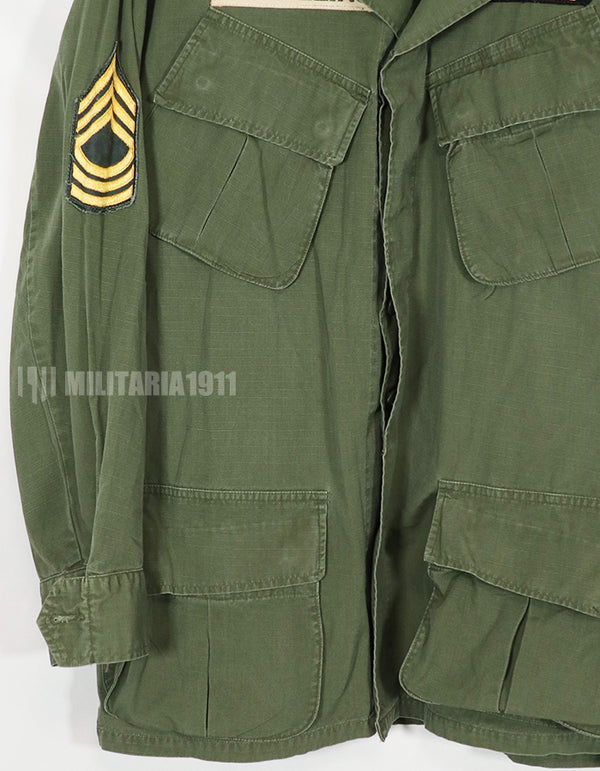 実物　1968年製　4th Model ジャングルファティーグ M-R パッチレストア　中古品