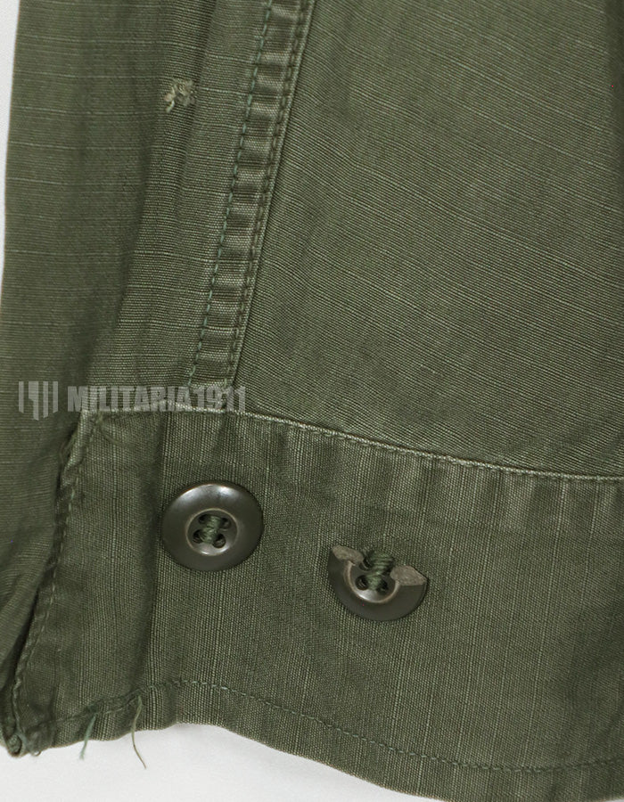 実物　4th Model USAF ジャングルファティーグ　ジャケット　S-S パッチ付き　中古品