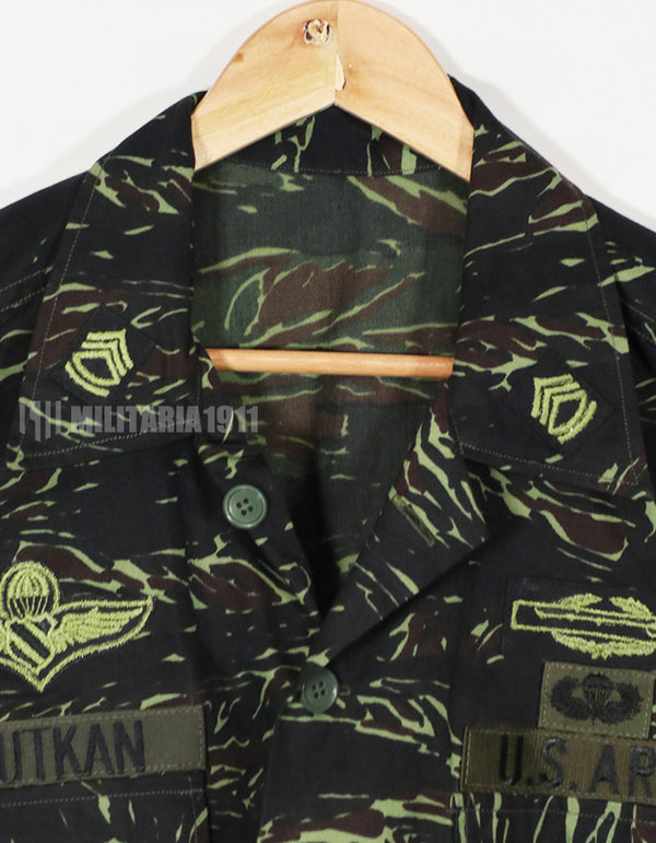 実物　実物　1970年代　タイ製　タイガーストライプ　シャドウタイガー　ジャケット　未使用品　A