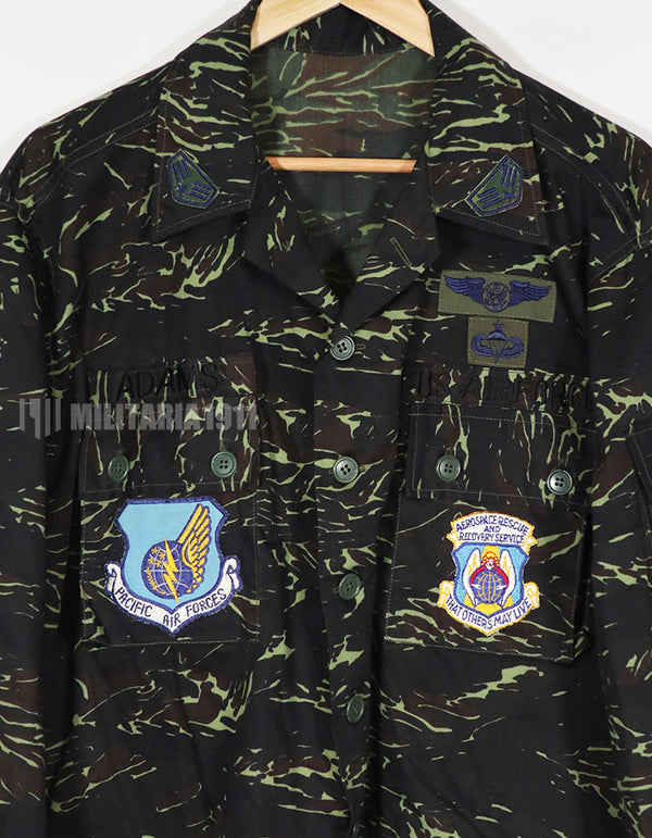 実物　実物　1970年代　タイ製　タイガーストライプ　シャドウタイガー　ジャケット　未使用品　B