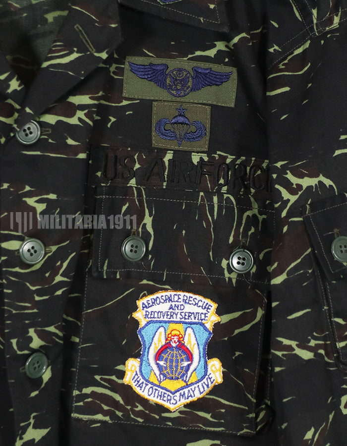 実物　実物　1970年代　タイ製　タイガーストライプ　シャドウタイガー　ジャケット　未使用品　B