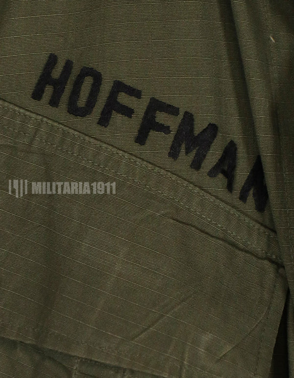 1970年製　直接刺繍　4th Model ジャングルファティーグ　ジャケット　X-S-S 中古品