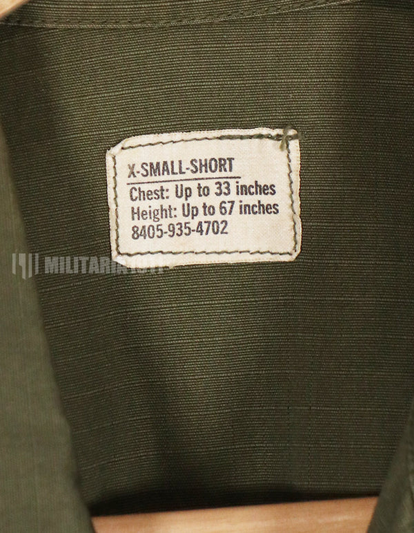 1970年製　直接刺繍　4th Model ジャングルファティーグ　ジャケット　X-S-S 中古品