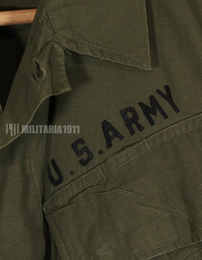 1970年製　直接刺繍　4th Model ジャングルファティーグ　ジャケット　X-S-S 中古品