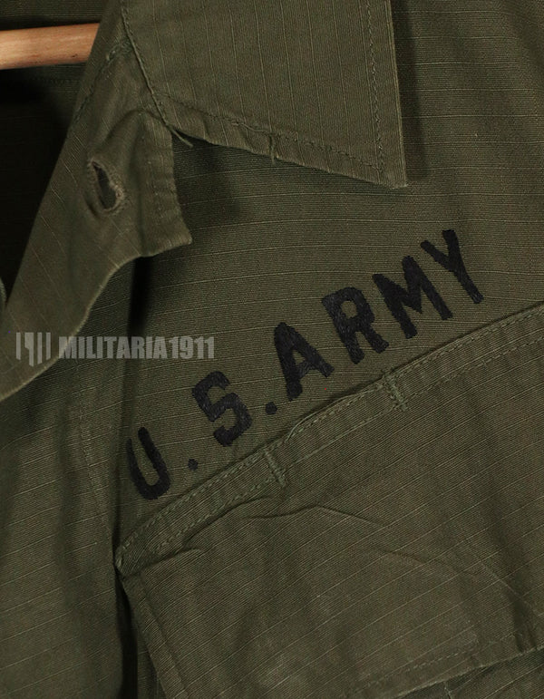 1970年製　直接刺繍　4th Model ジャングルファティーグ　ジャケット　X-S-S 中古品