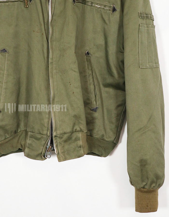 20世纪50年代本地制造的油罐车夹克，二手，有污渍