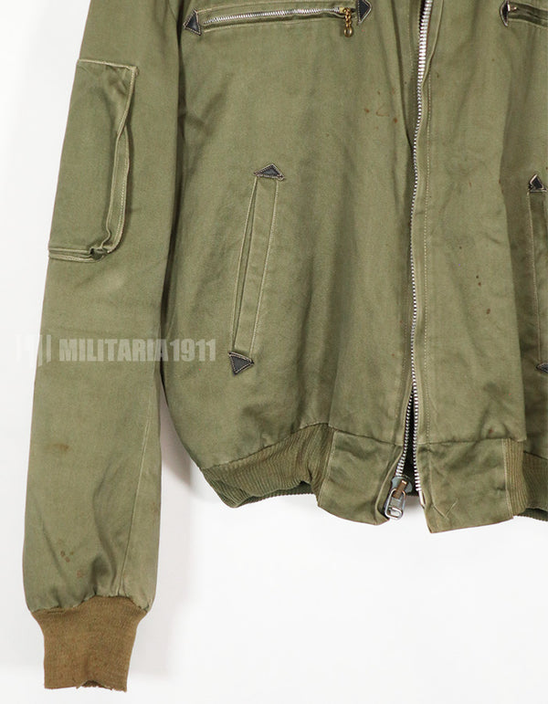 20世纪50年代本地制造的油罐车夹克，二手，有污渍