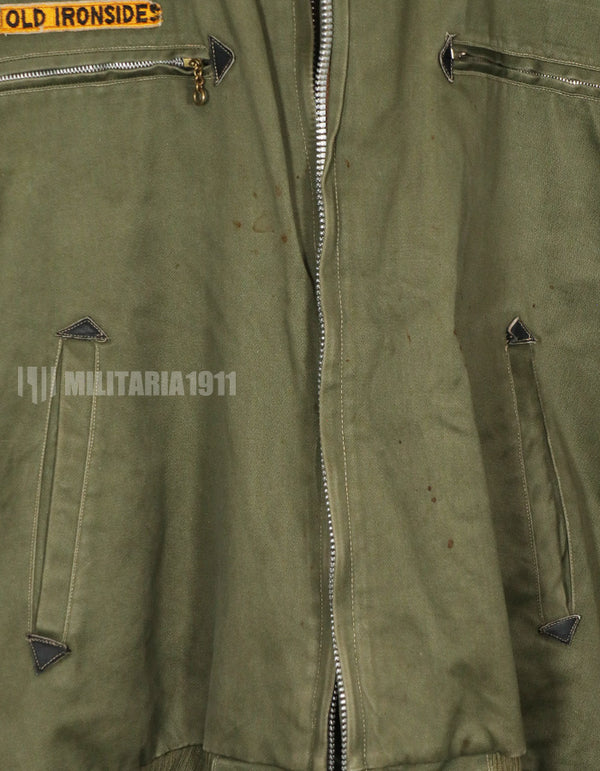 20世纪50年代本地制造的油罐车夹克，二手，有污渍