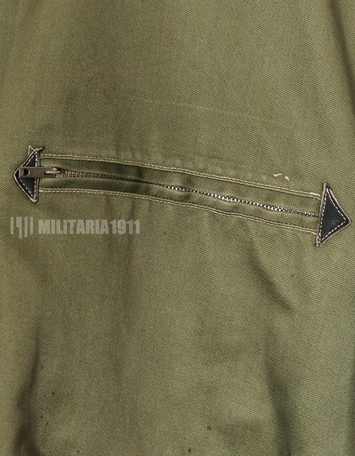 20世纪50年代本地制造的油罐车夹克，二手，有污渍