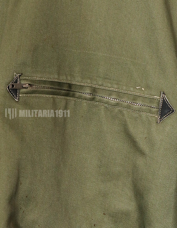 20世纪50年代本地制造的油罐车夹克，二手，有污渍