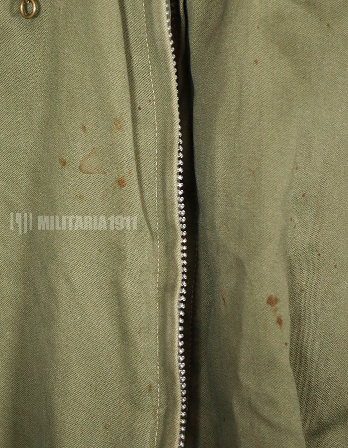 20世纪50年代本地制造的油罐车夹克，二手，有污渍