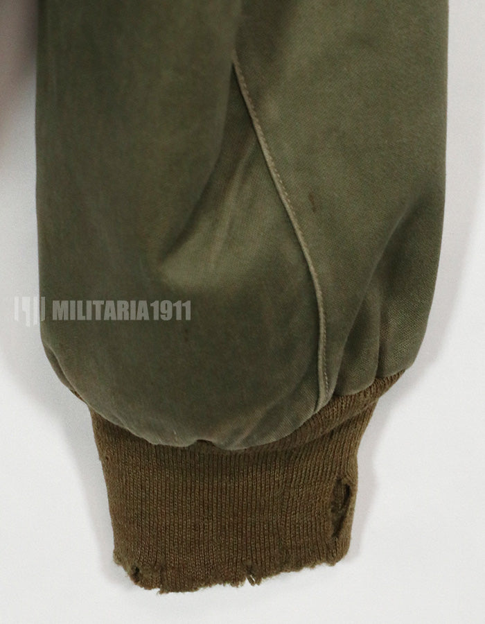 20世纪50年代本地制造的油罐车夹克，二手，有污渍