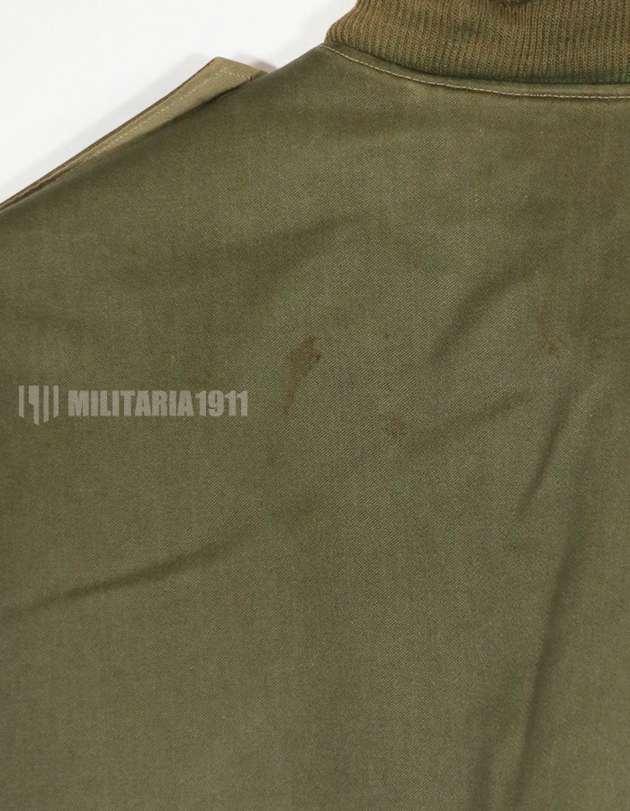 20世纪50年代本地制造的油罐车夹克，二手，有污渍