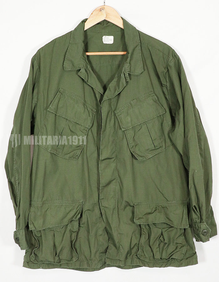 実物　1969年製　4th Model ジャングルファティーグ　ジャケット　状態良い　L-S　中古品