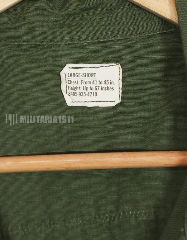 実物　1969年製　4th Model ジャングルファティーグ　ジャケット　状態良い　L-S　中古品