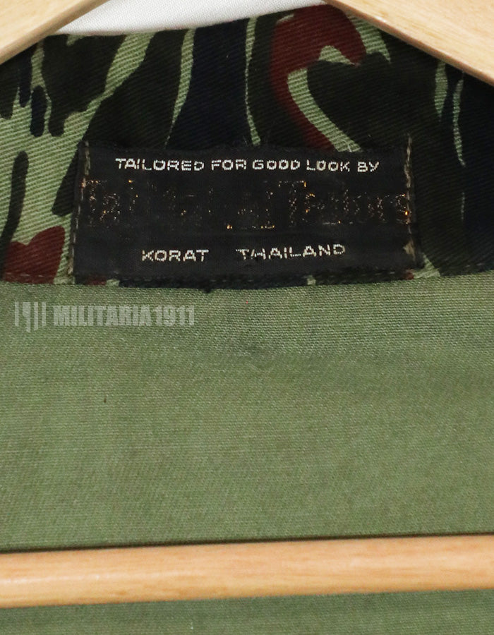 1970年代　タイタイガー　タイガーストライプ　USAF　直接刺繍　テイラーメイド品