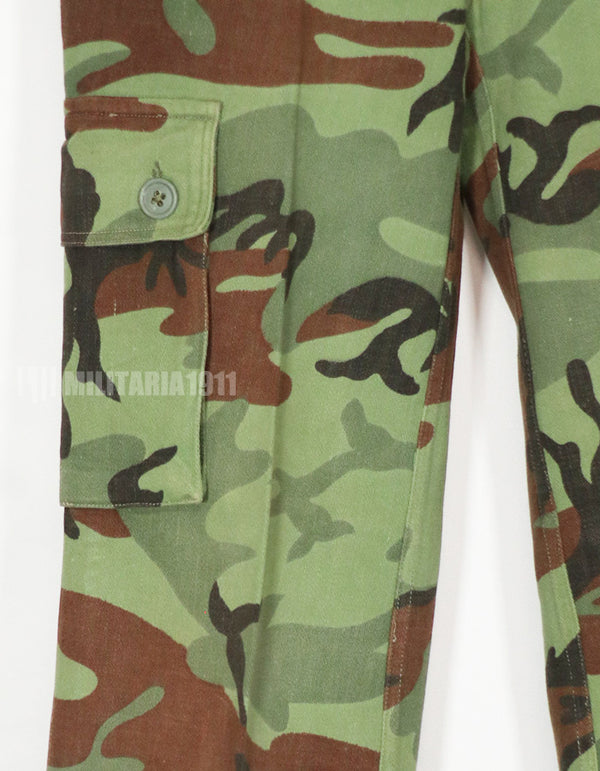 実物　南ベトナムレンジャー　パステルリーフ迷彩　上下セット　中古品