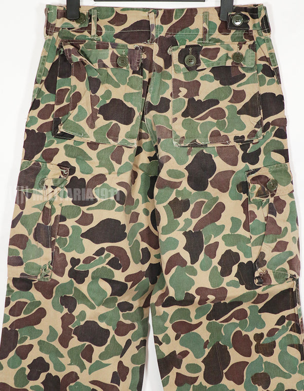 実物　CIDG Beogum迷彩　ローカルメイドダックハンター　パンツ　中古品 B