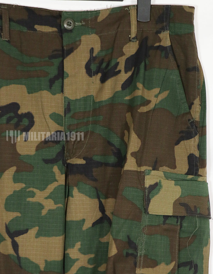 実物　1970年製　デッドストック　リップストップ　ERDL ファティーグパンツ　ブラウンリーフ