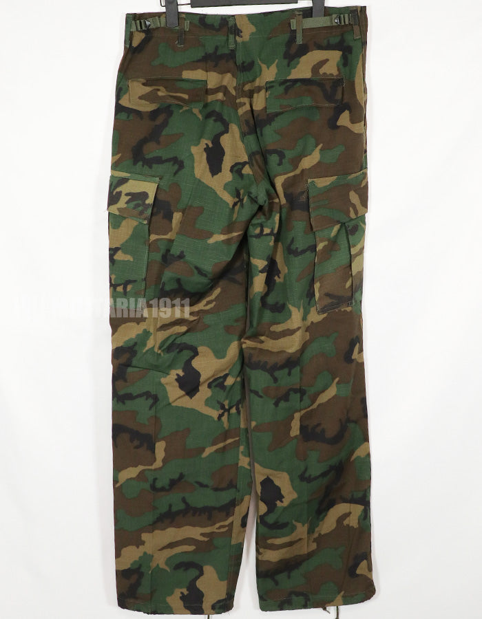 実物　1970年製　デッドストック　リップストップ　ERDL ファティーグパンツ　ブラウンリーフ