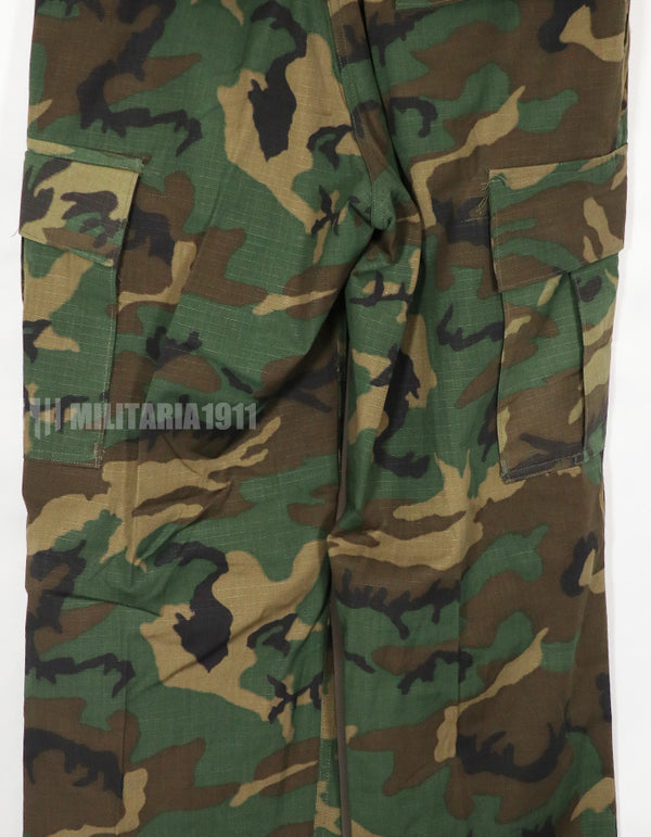 実物　1970年製　デッドストック　リップストップ　ERDL ファティーグパンツ　ブラウンリーフ