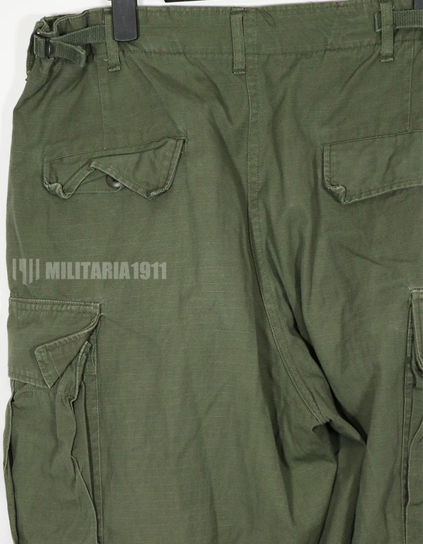 実物　1967年製　リップストップ　4th Model ジャングルファティーグパンツ M-L 中古品